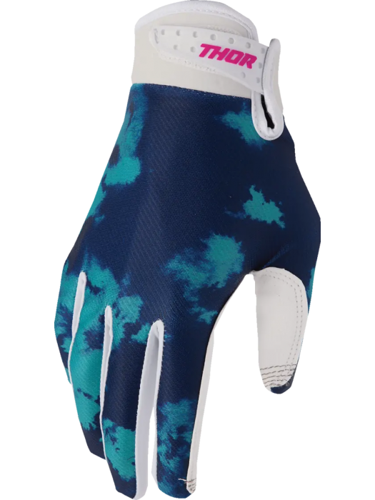 Детски Ръкавици THOR YTH Launchmode Bleach WHT/AQ